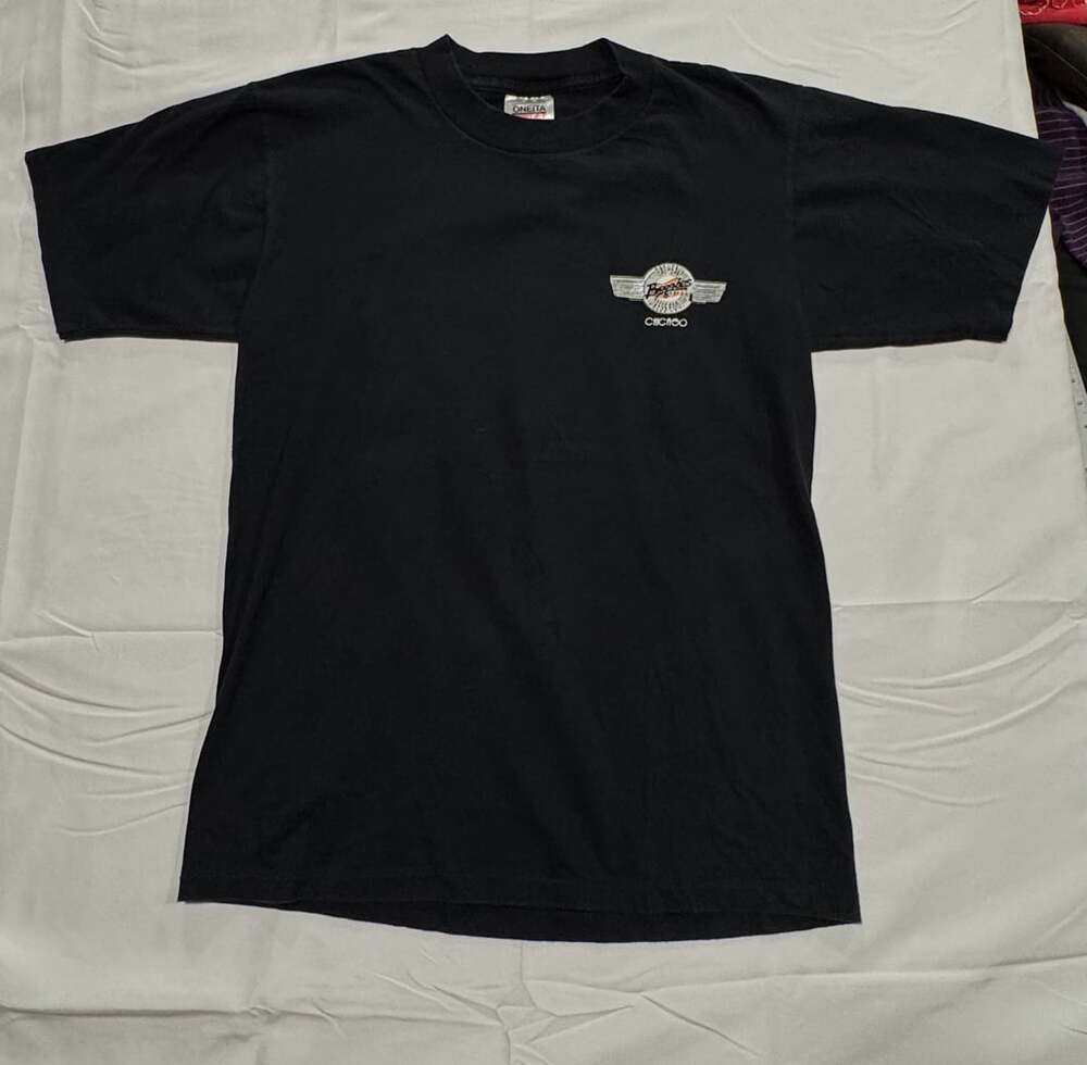 80’s Vintage Boogies Diner Chicago Eat Heavy Dress Cool T-Shirt